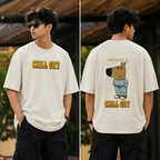 Chill Guy Terry Oversized Tee