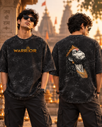 Warrior Acid Washed Oversized Tee