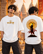 Jai Shree Ram Terry Oversized Tee