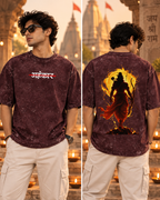 Ahankar Mukt Acid Washed Oversized Tee