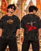 Ram (Warrior) Acid Washed Oversized Tee