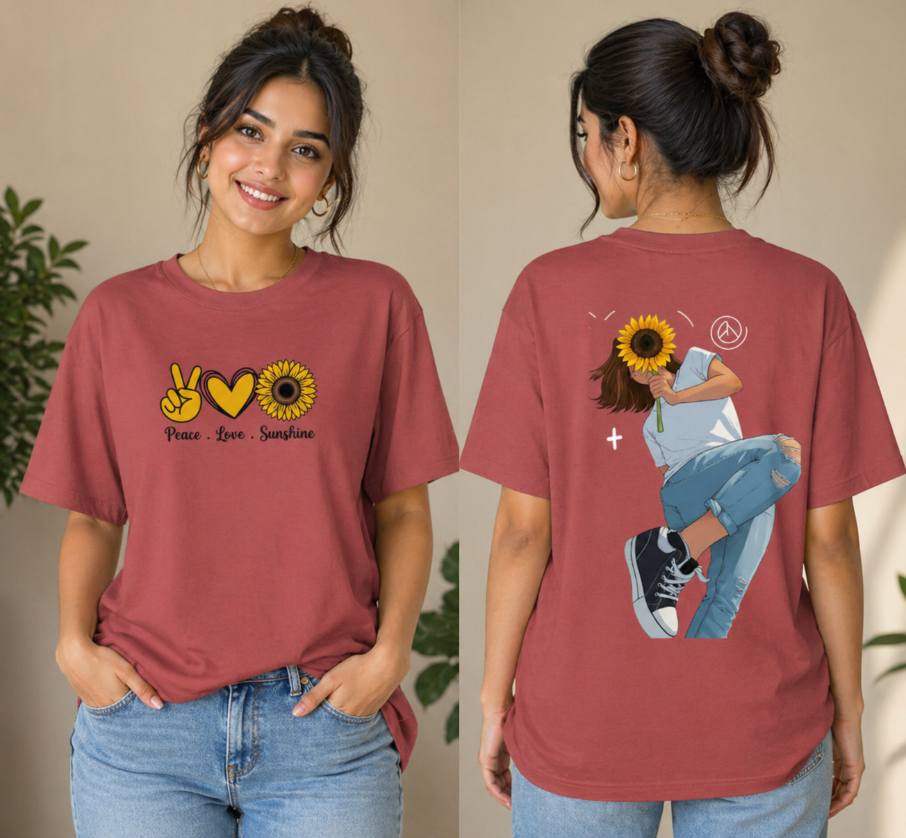 Sunflower Soul Oversized T-Shirt