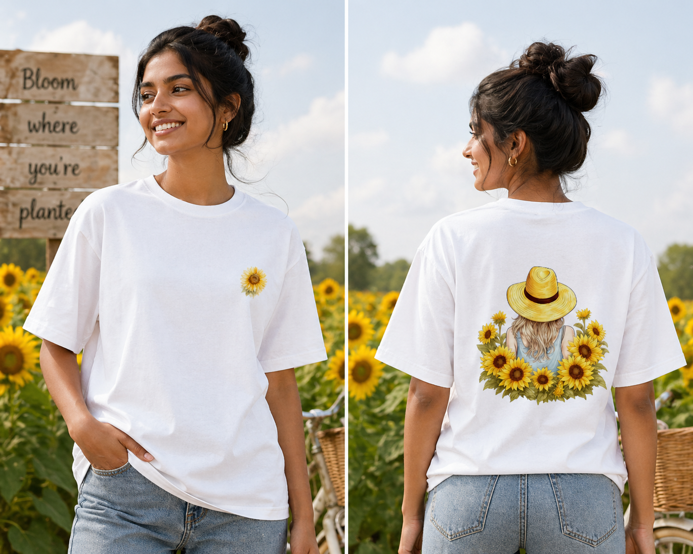 Sunflower Souled - Oversized T-Shirt