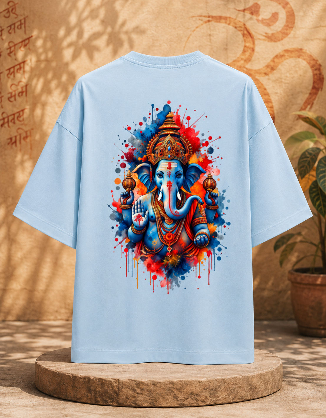 Ekdant (Ganesha) Terry Oversized Tee