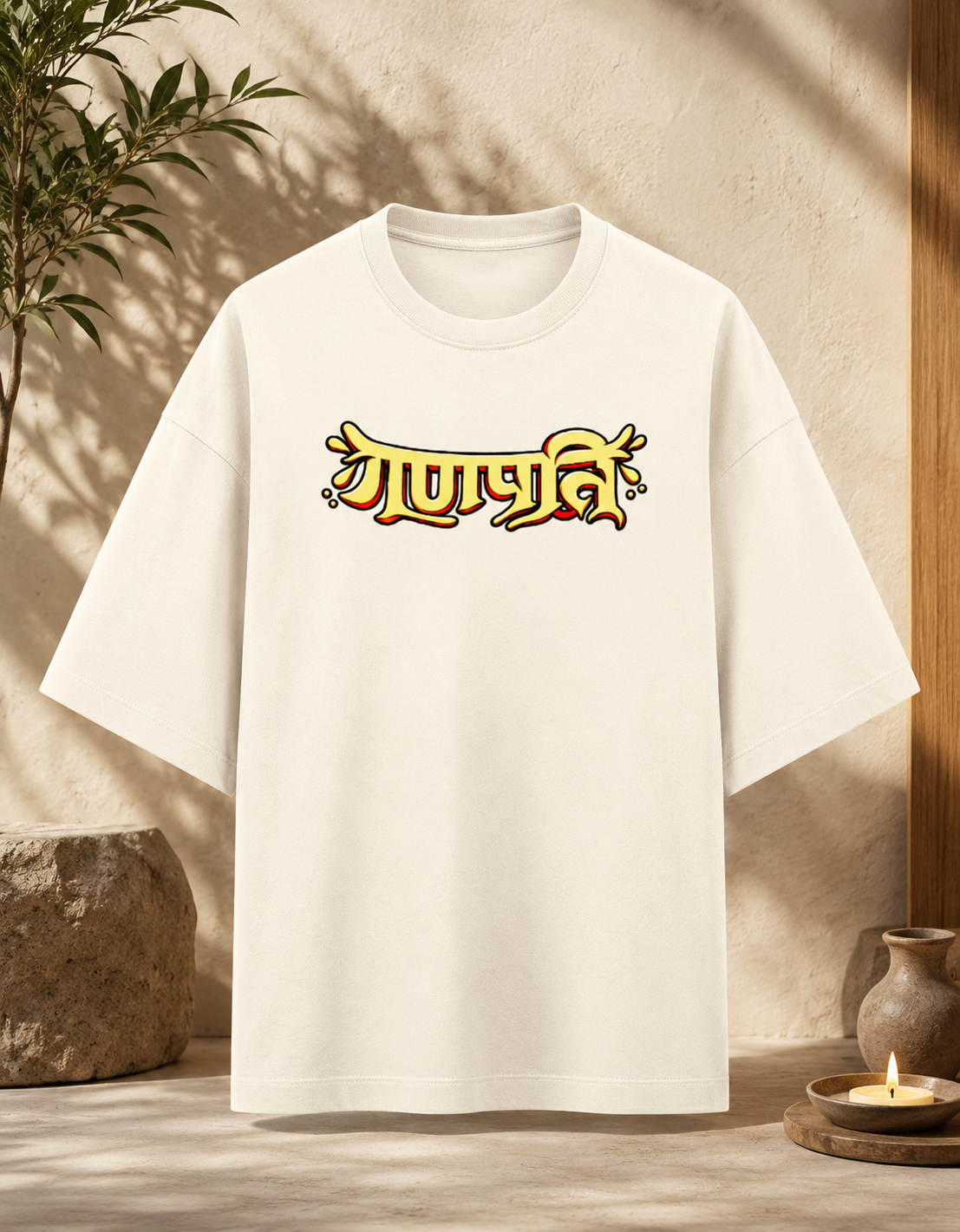 Ganpati (Ganesha) Terry Oversized Tee