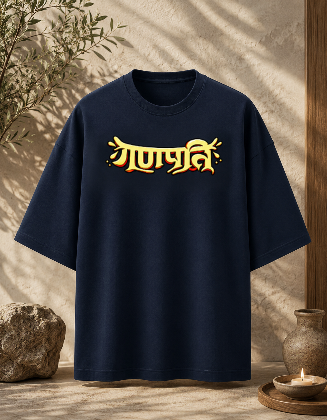 Ganpati (Ganesha) Terry Oversized Tee