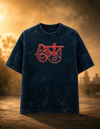 Ekdant (Ganesha) Acid Washed Oversized Tee