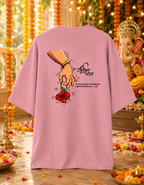 Mumbai cha Raja (Ganesha) Terry Oversized Tee