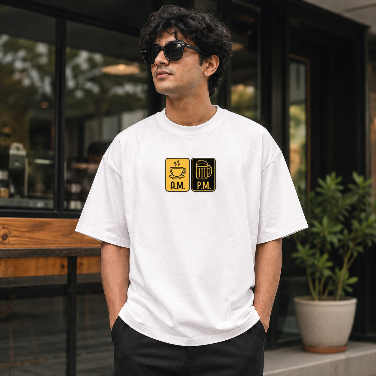 Chai Terry Oversized Tee