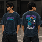Reckless Acid Washed Oversized Tee