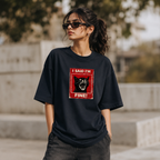 I'M Fine Terry Oversized Tee