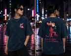Pink Panther Acid Washed Oversized Tee