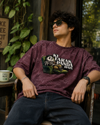 Ki Fark Panda hai Acid Washed Oversized Tee