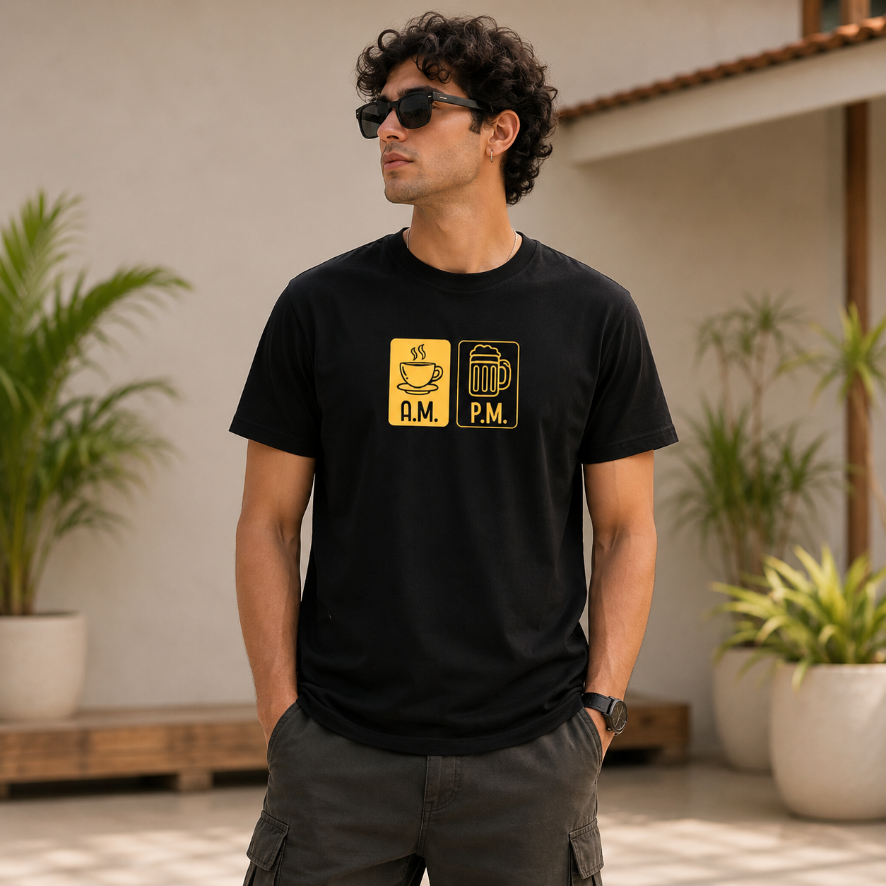 AM PM Stretch T-shirt