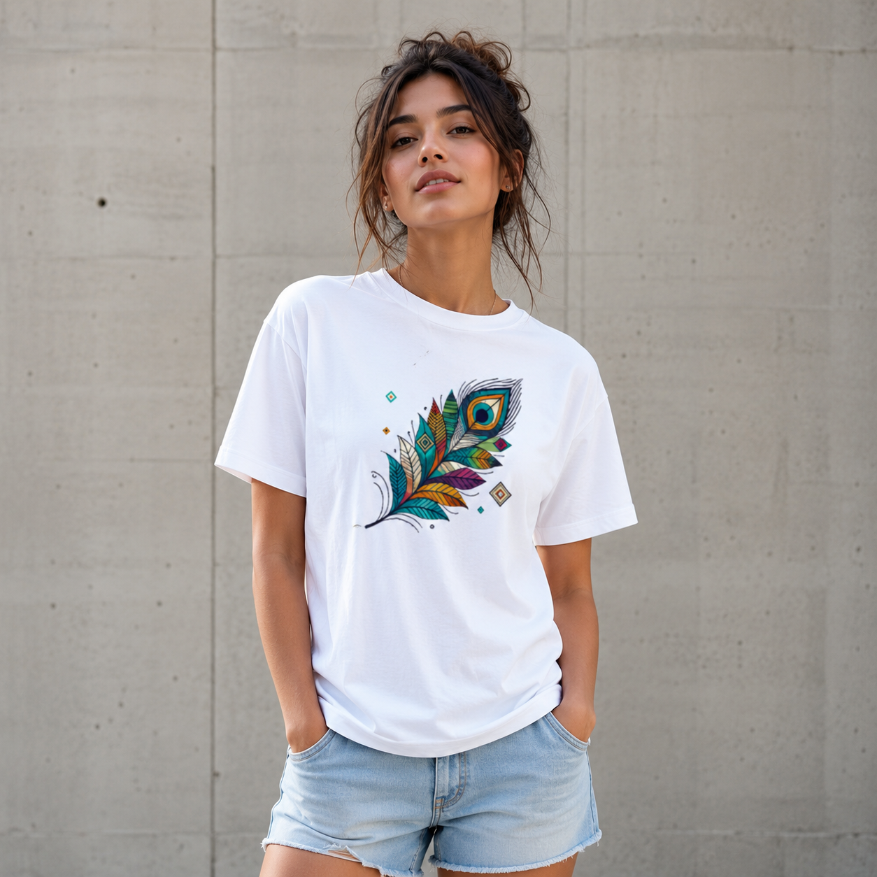 Krishna Stretch T-shirt