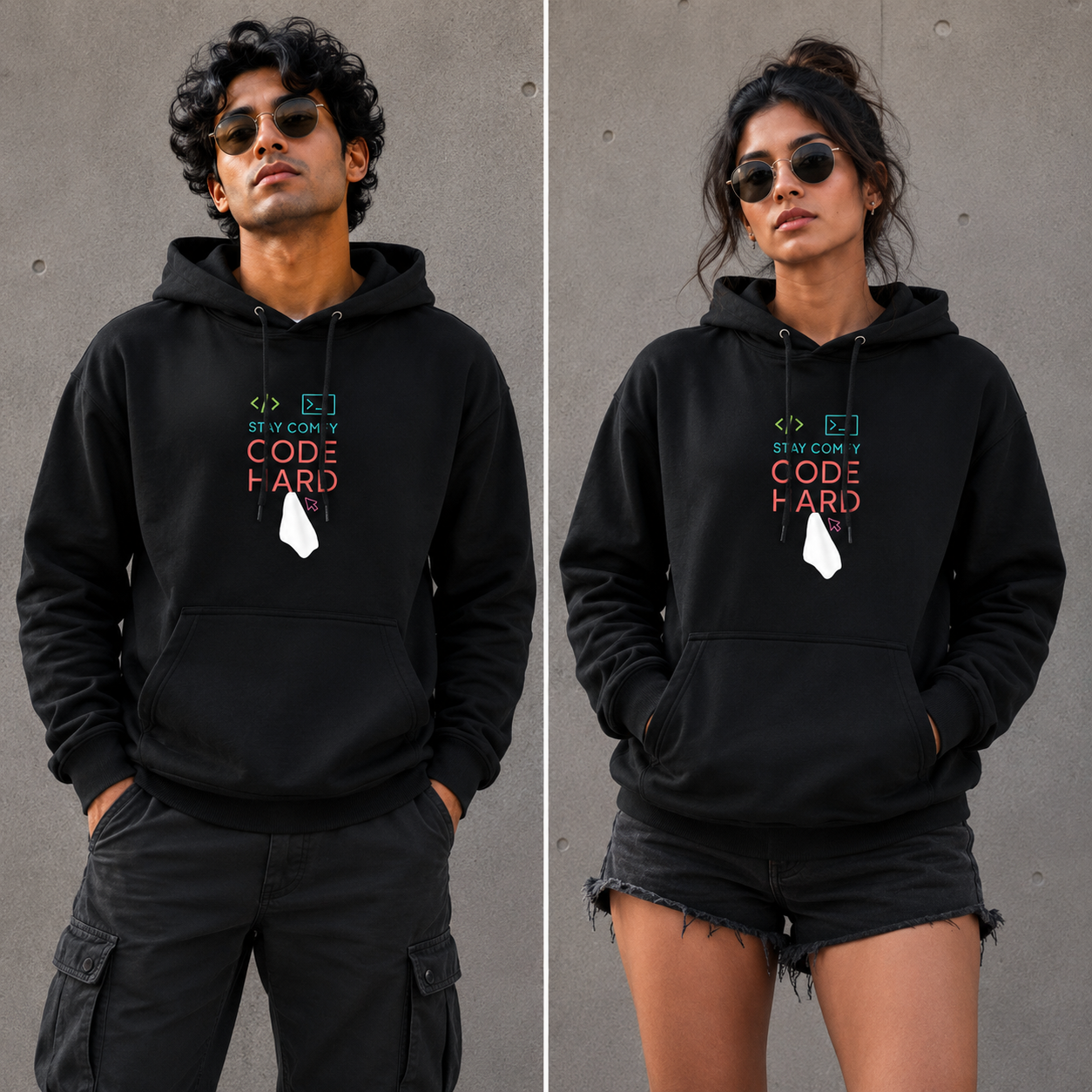 Code Hard Hoodie