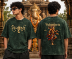 Vighnaharta  Acid Washed Oversized Tee
