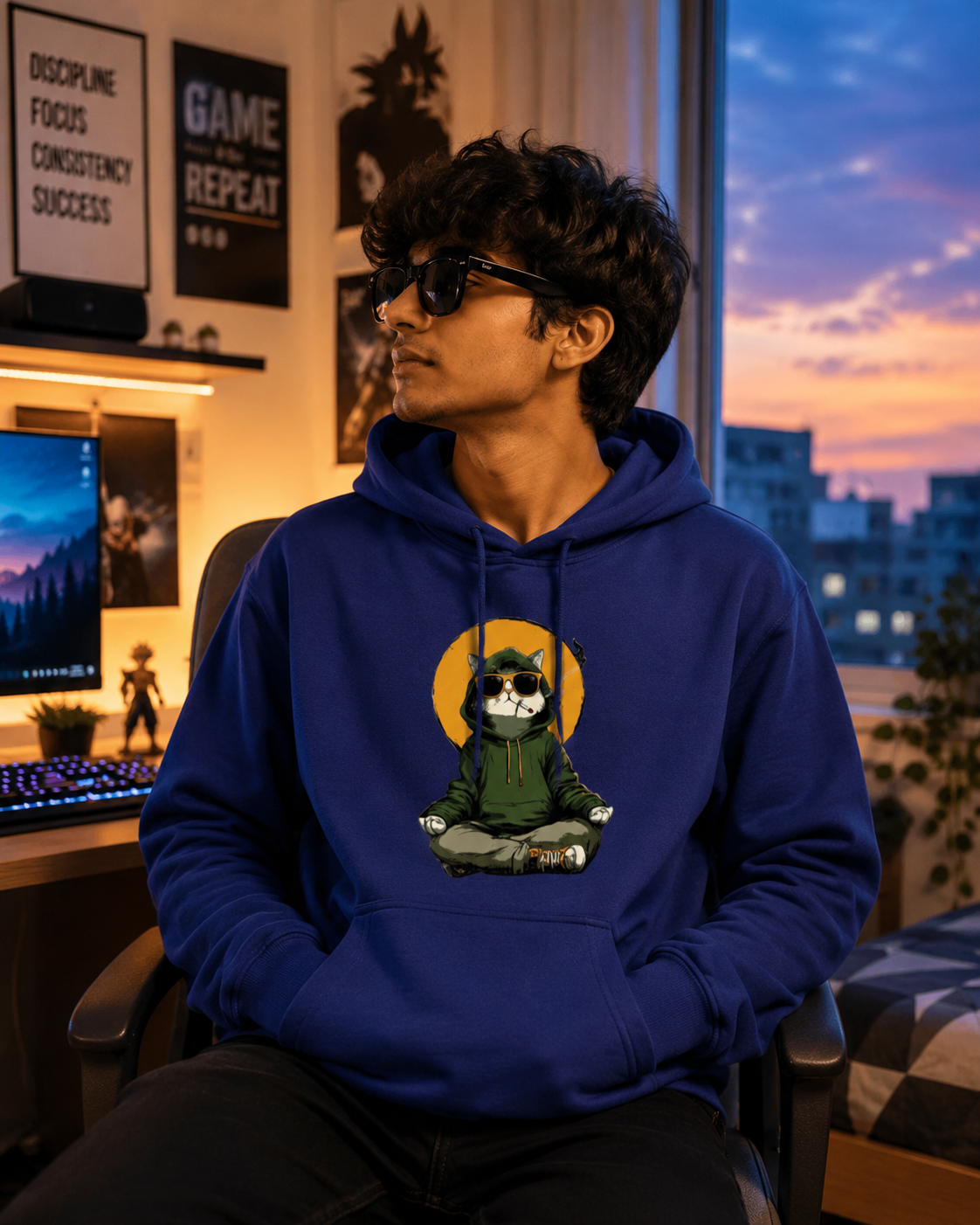Smokin Cat Hoodie