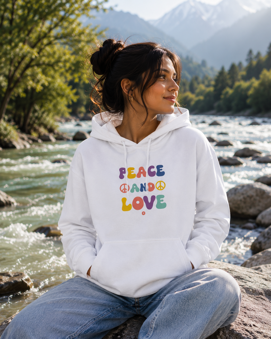 Peace and Love Hoodie