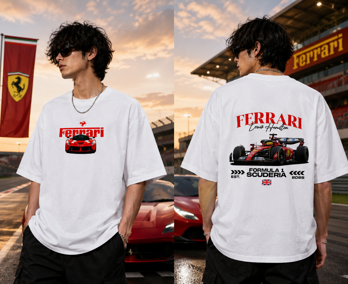 Ferrari F1 Oversized T-Shirt