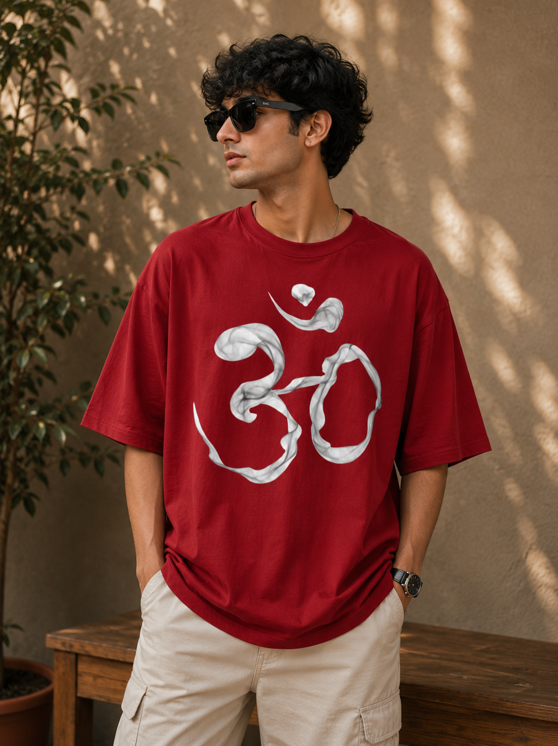 Om Fume Oversized T-Shirt