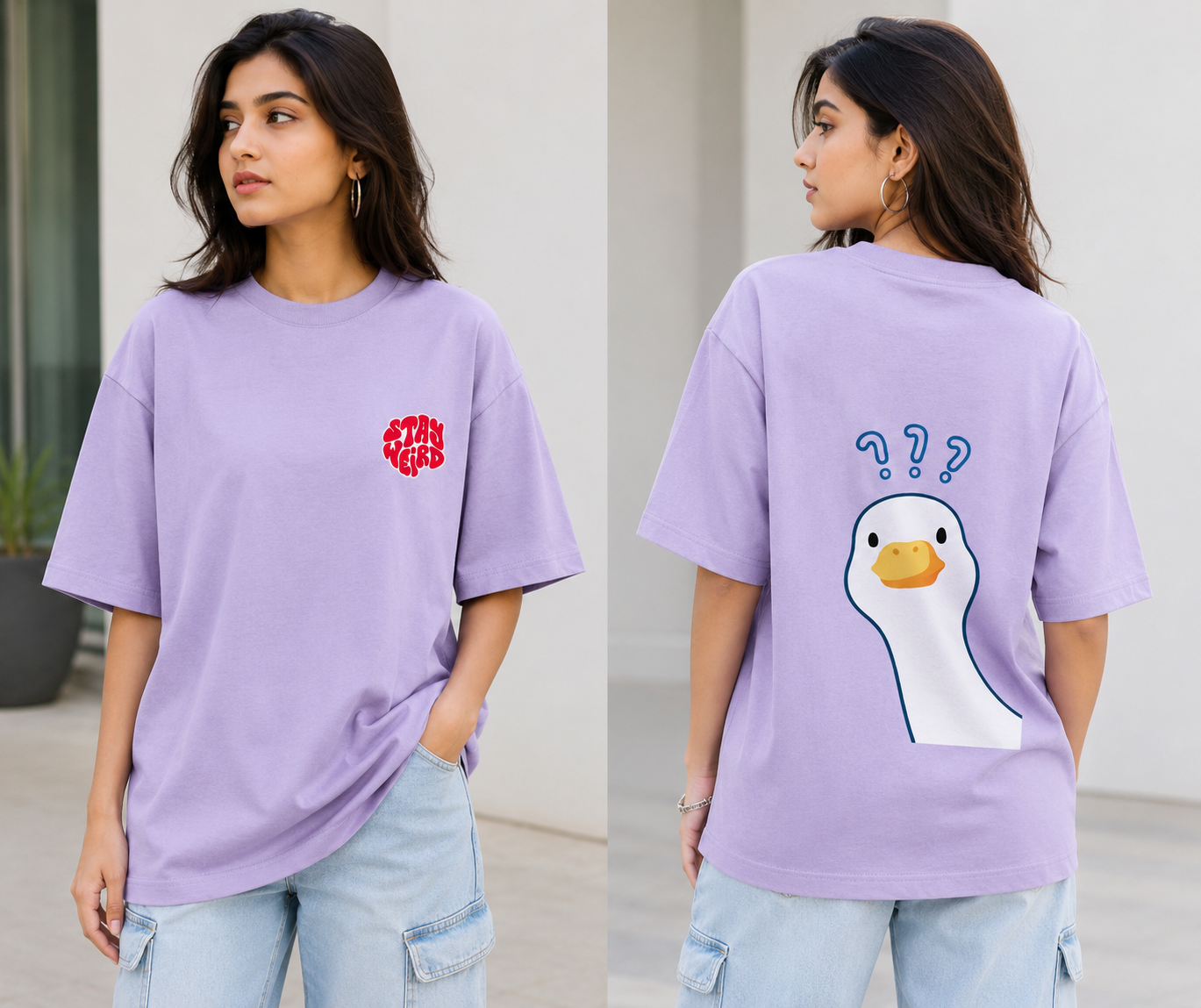 Stay Weird - Oversized T-Shirt
