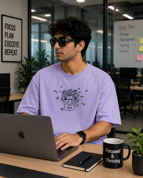 AI Robo - Oversized T-Shirt