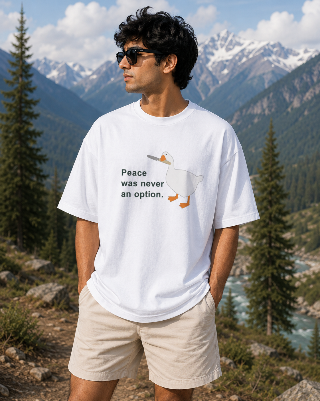 Peace Oversized T-Shirt