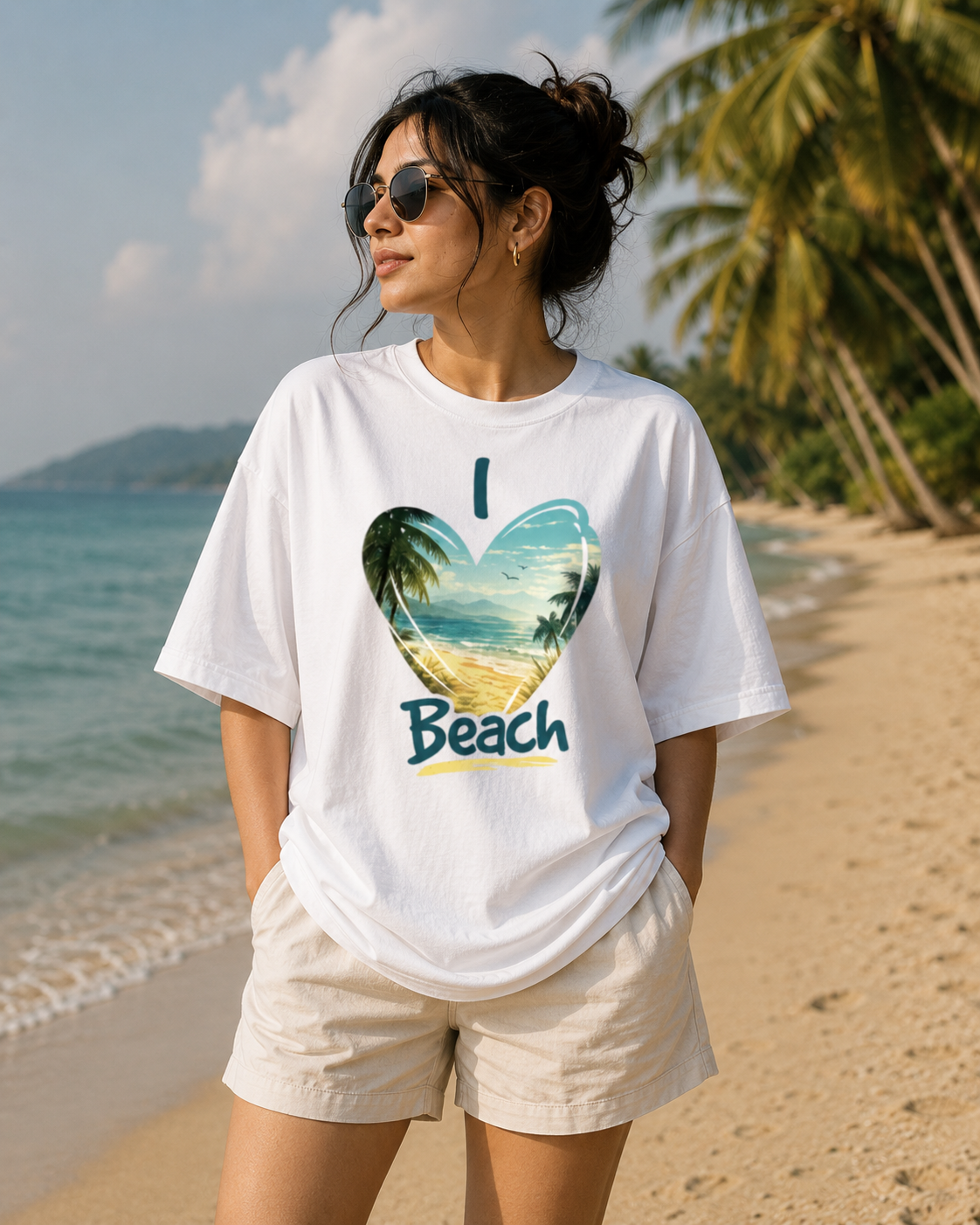 Urban Beach Love Oversized T-Shirt