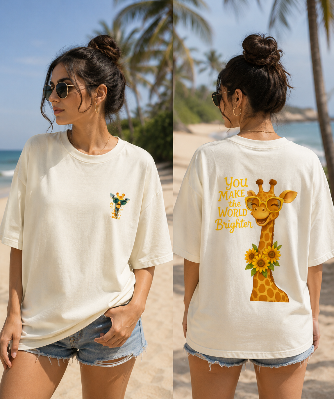Bright Vibes - Oversized T-Shirt