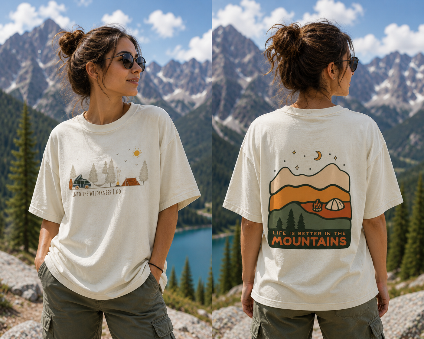 Into Wild Oversized T-Shirt