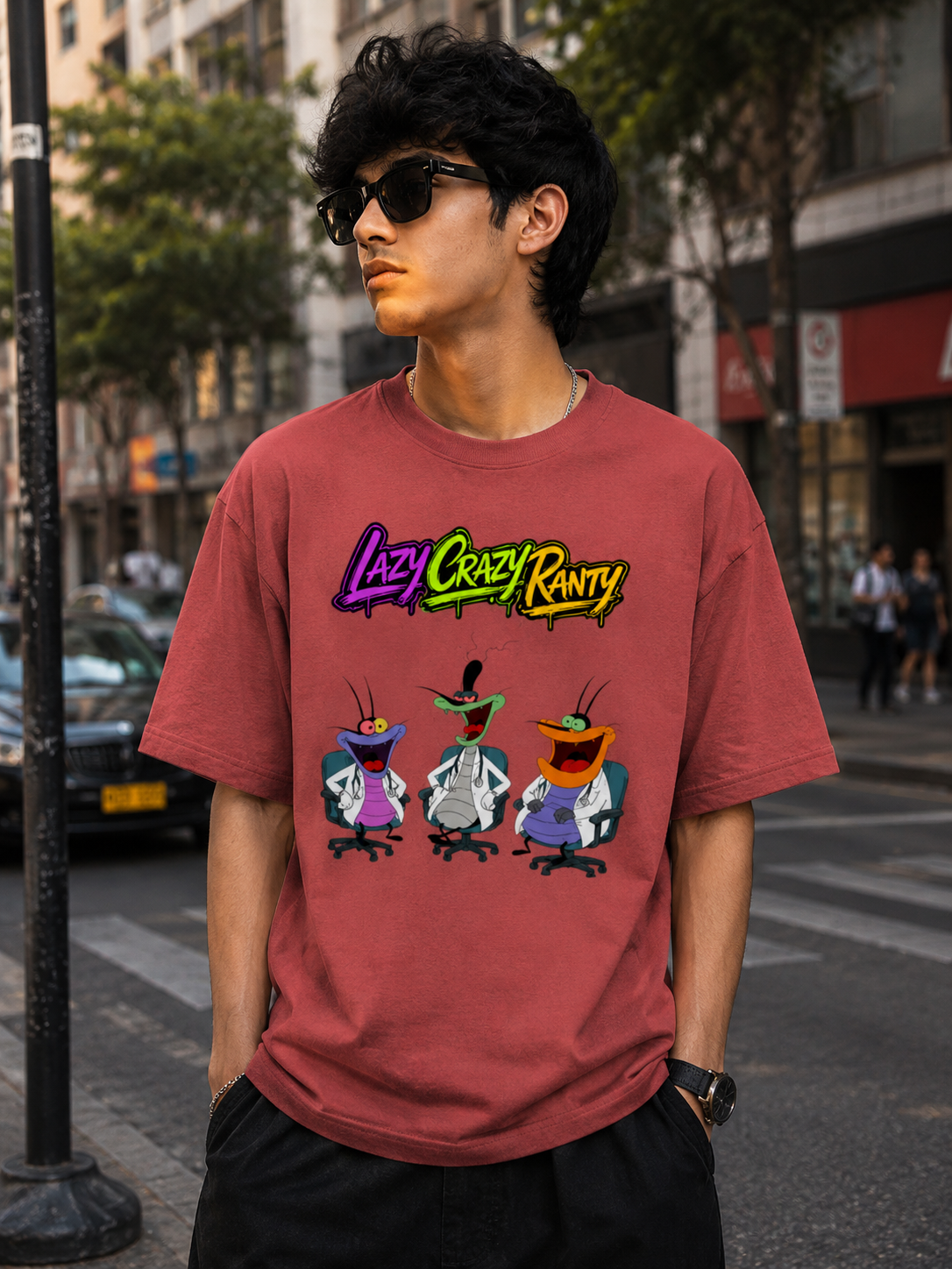 Ranty Cockroach Oversized T-Shirt