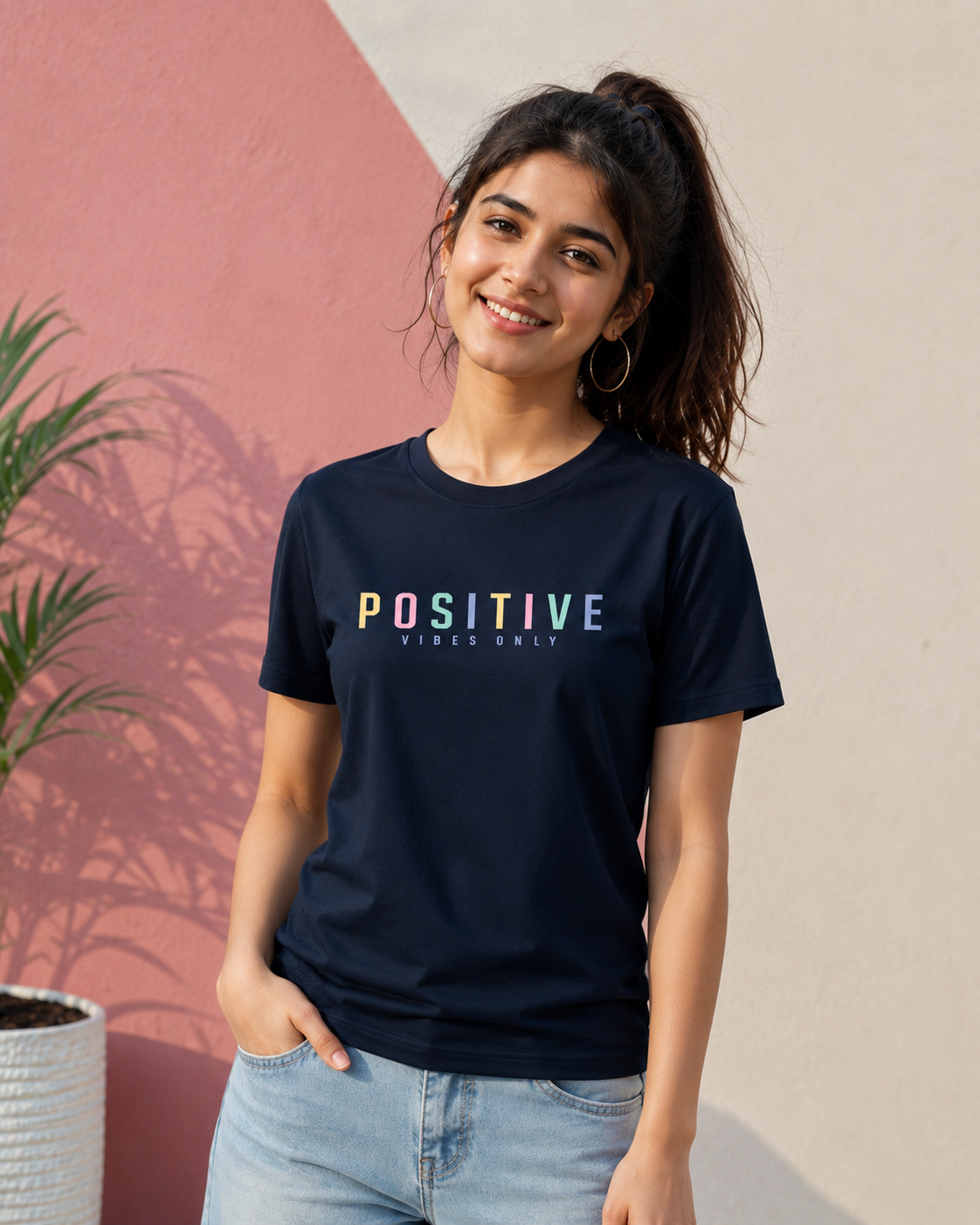 Positive Vibe Regular T-shirt