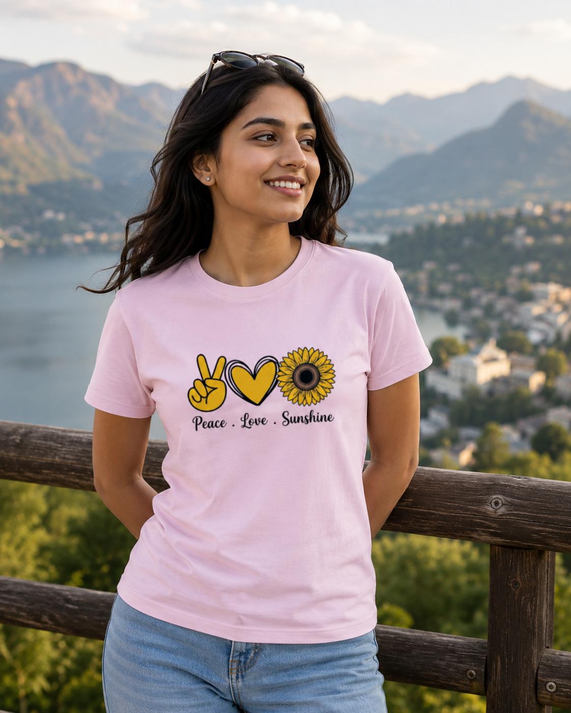 Peace Love Regular T-shirt