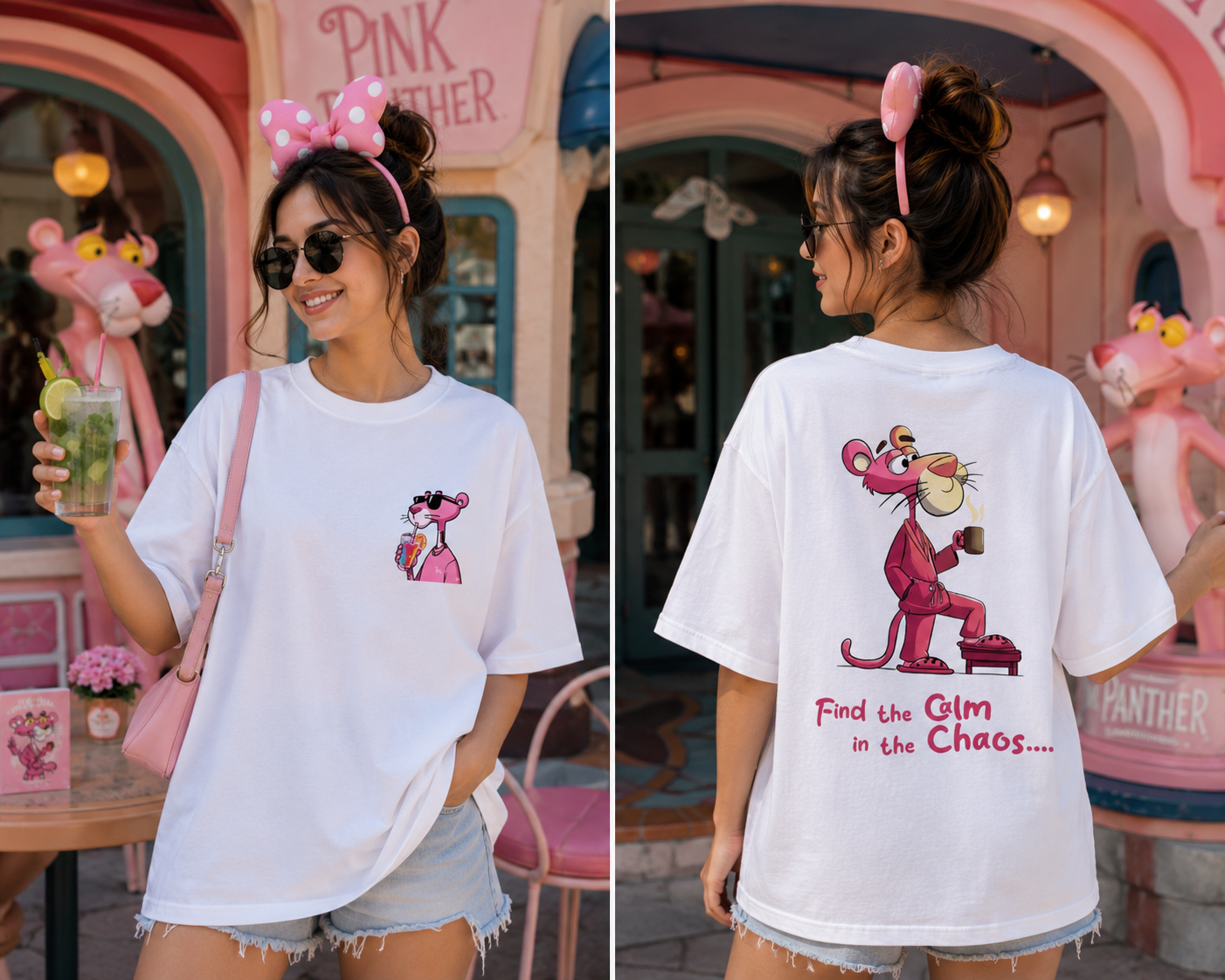 Pink Panther Oversized T-Shirt