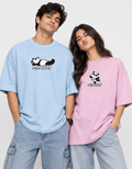 Lazy Panda Terry Oversized Tee