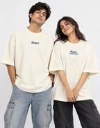 Peace Terry Oversized Tee