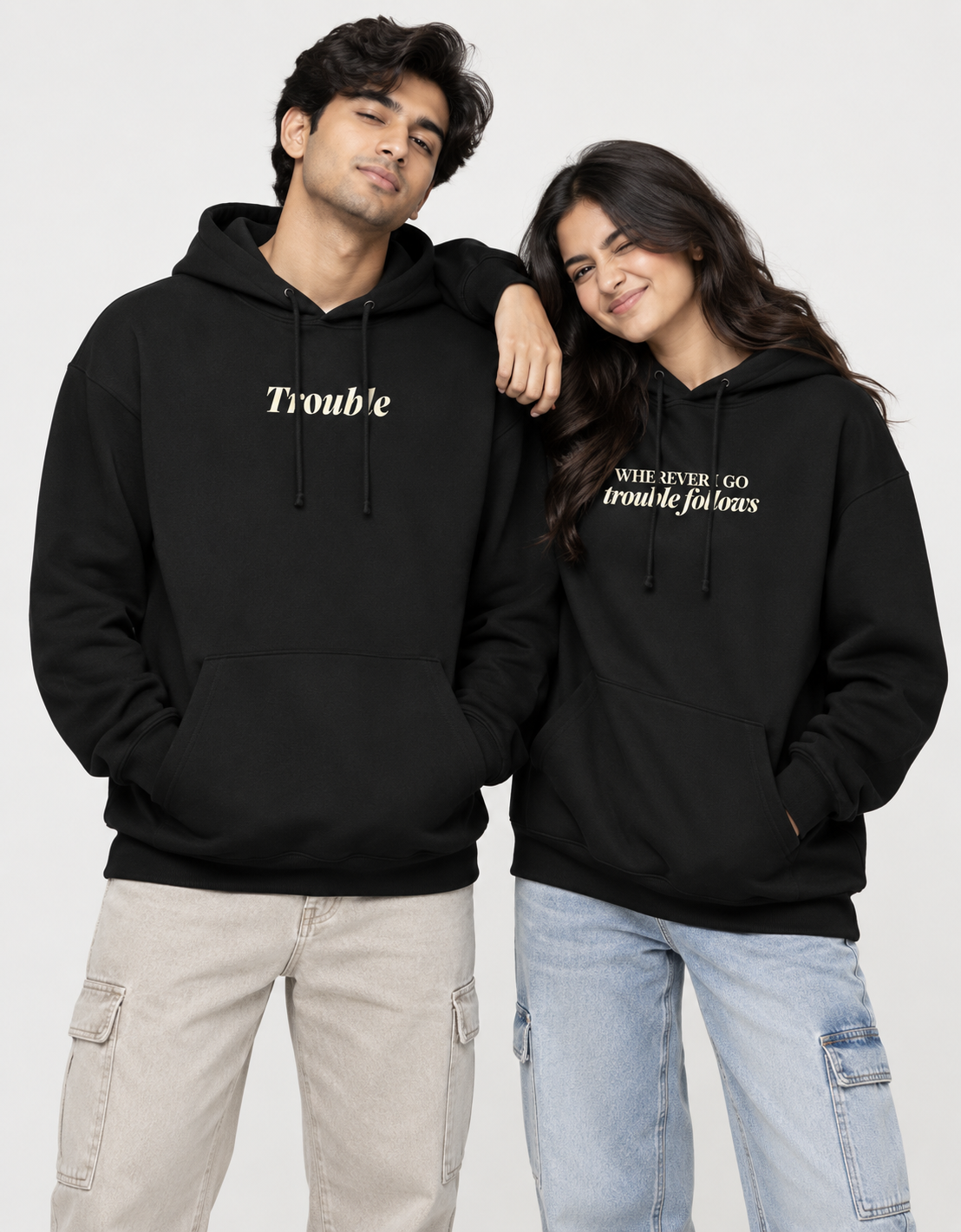 Trouble Follows Hoodie