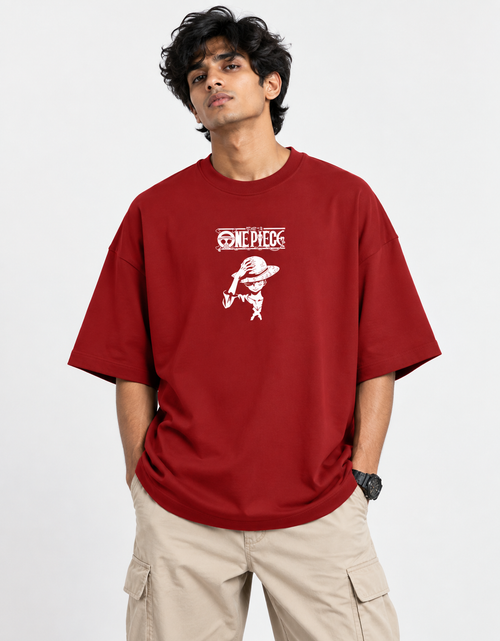 : One Piece Terry Oversized Tee