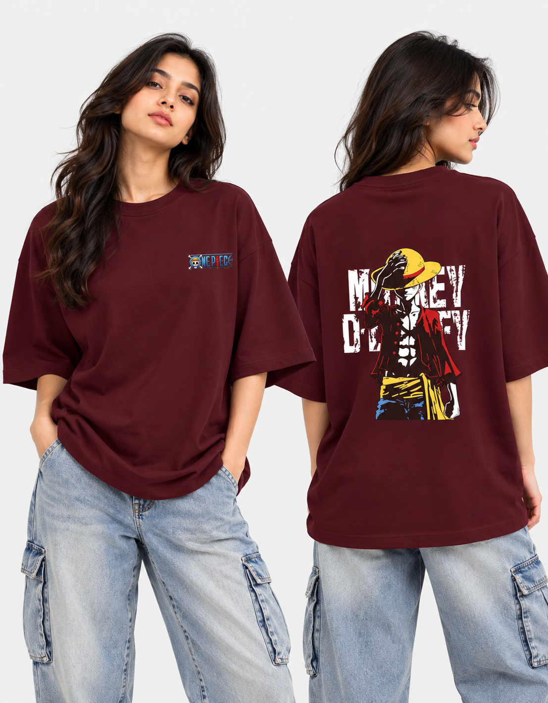 One Piece Terry Oversized Tee