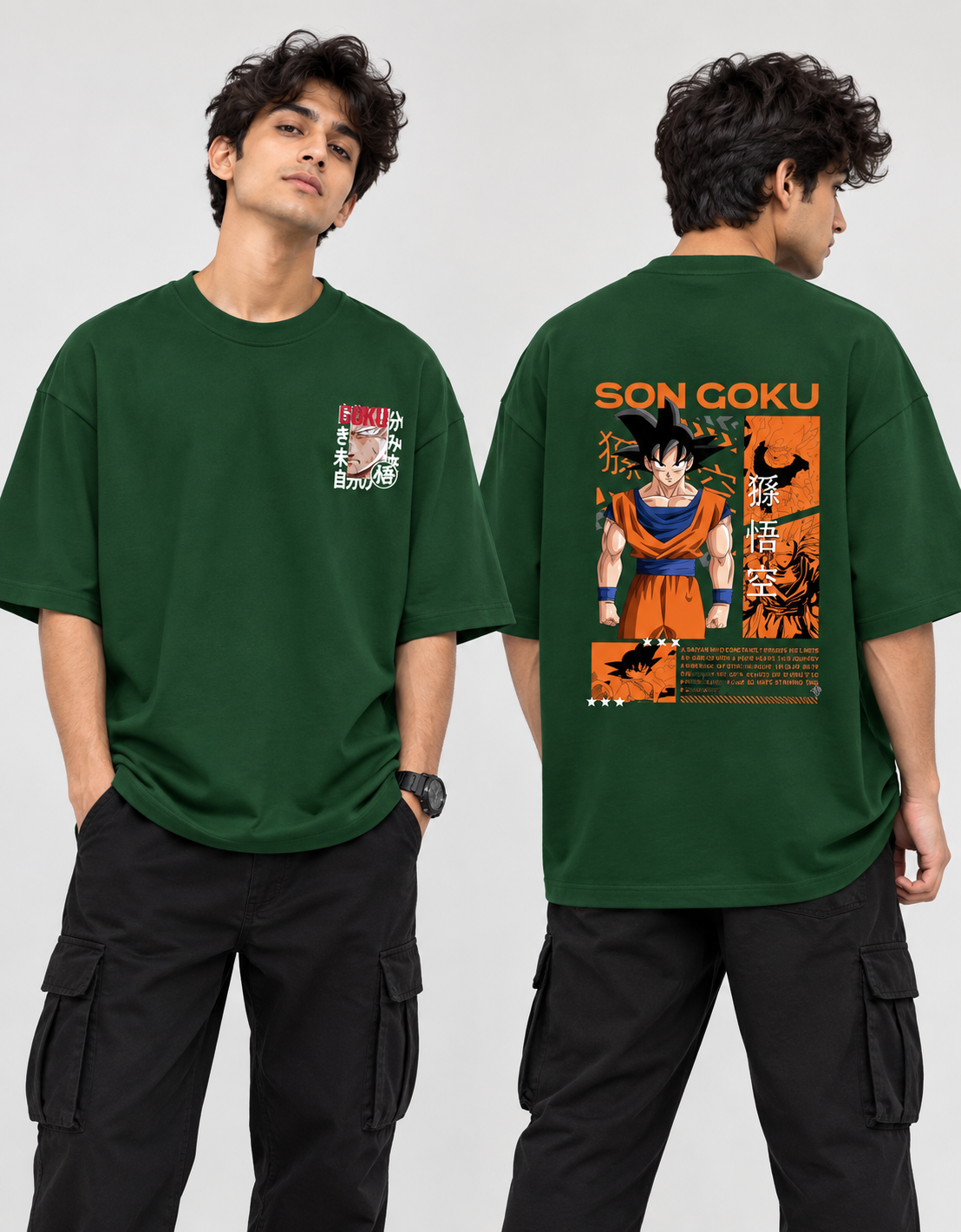 Goku Terry Oversized Tee