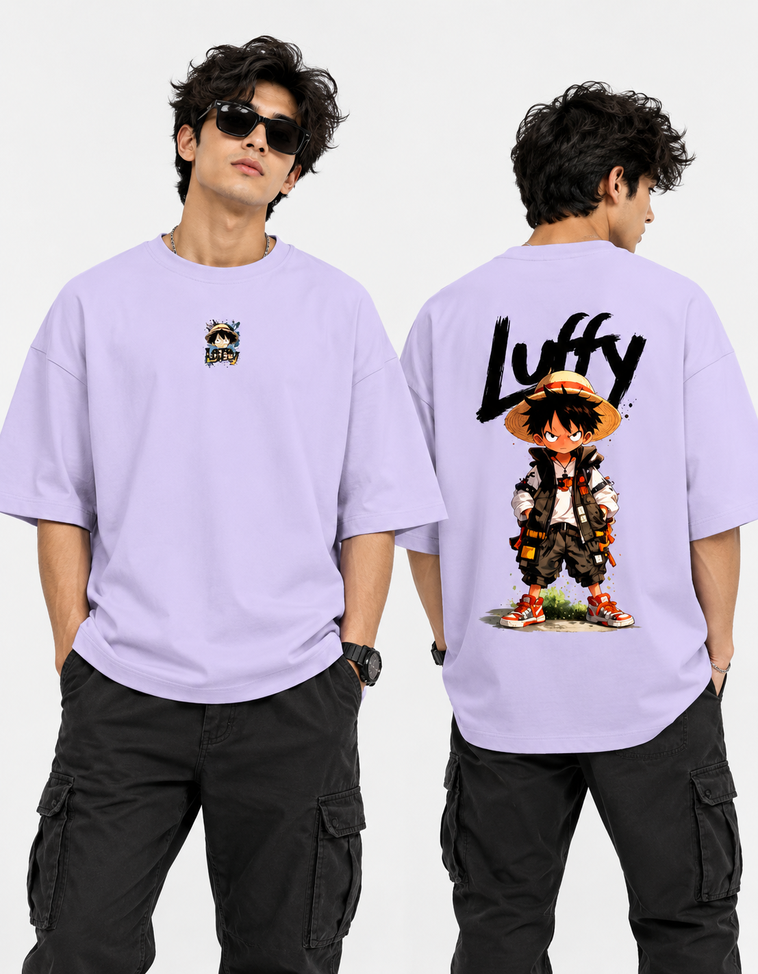 Luffy Terry Oversized Tee