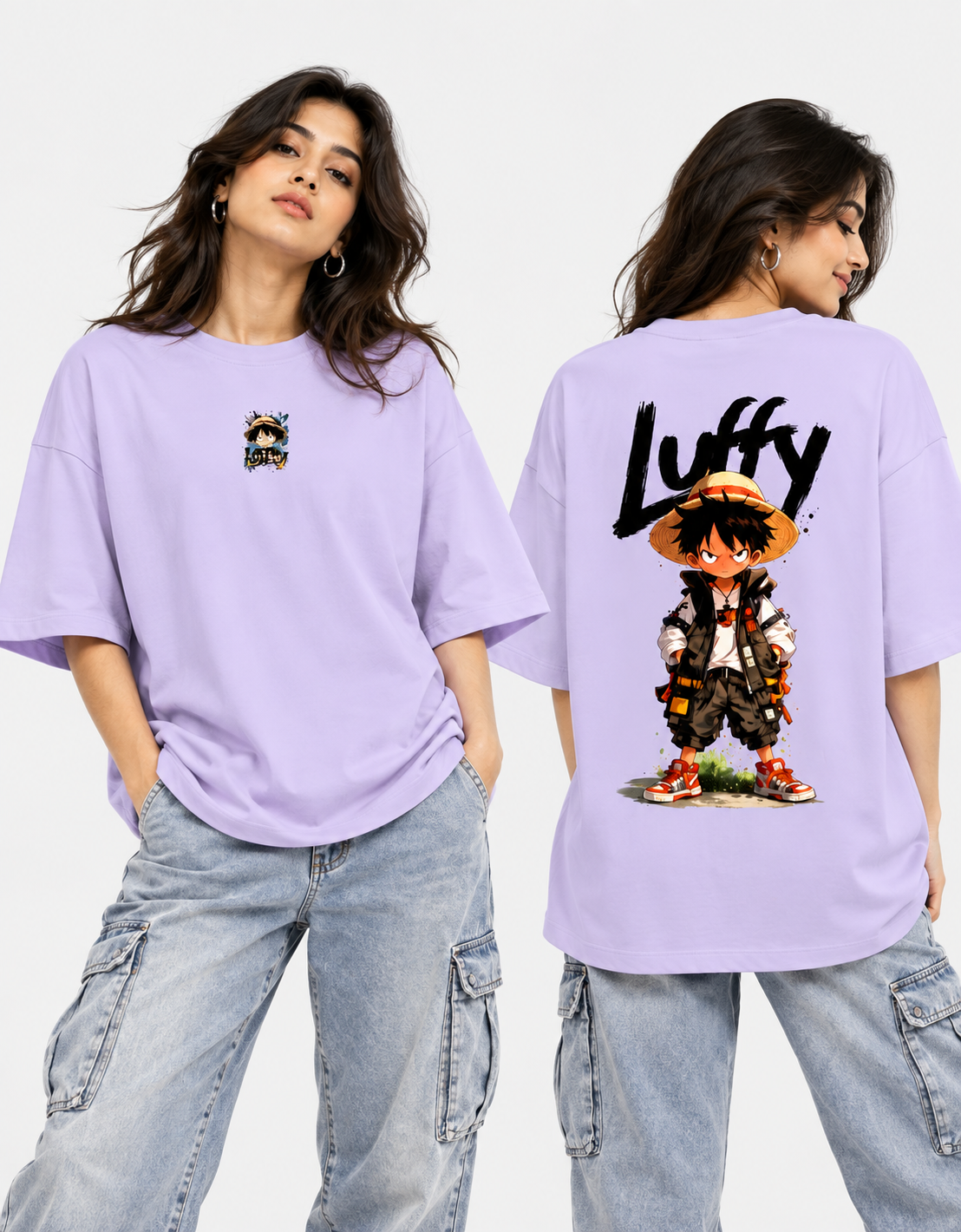 Luffy Terry Oversized Tee