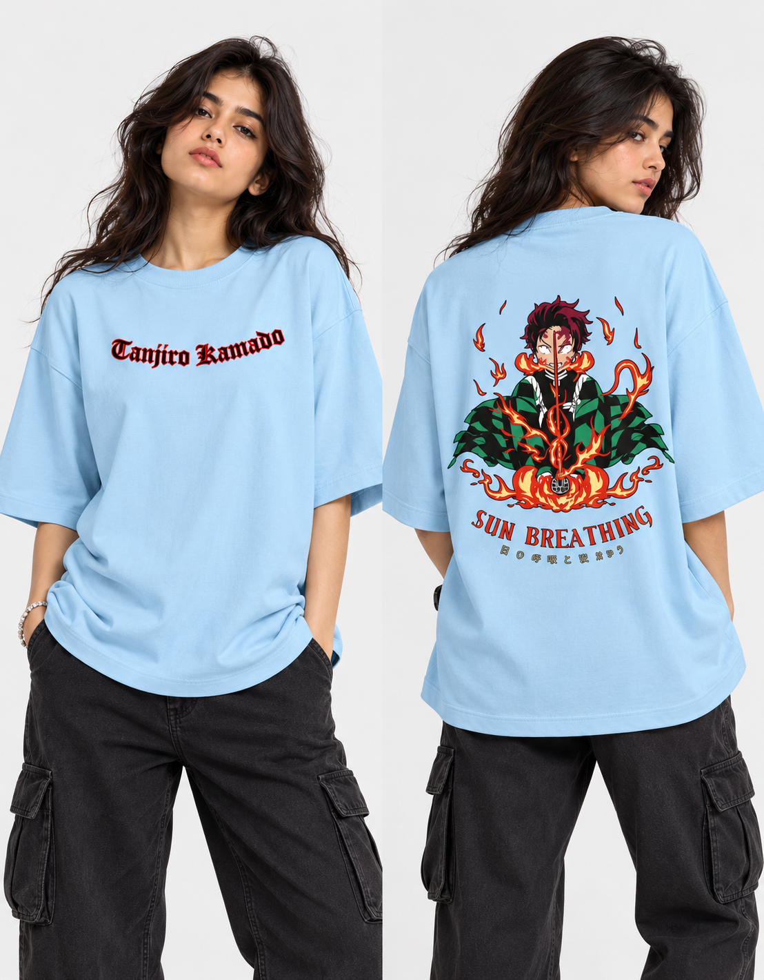 Demon Slayer Terry Oversized Tee
