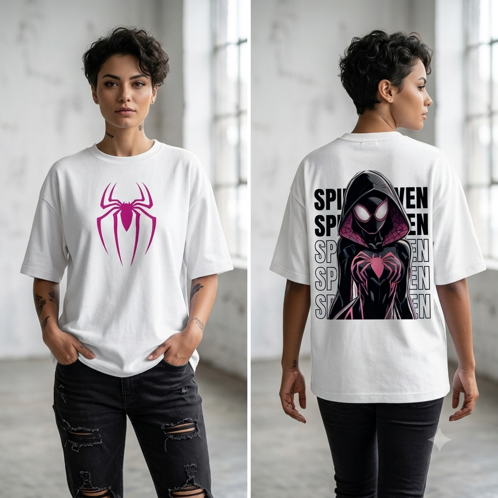 Spider Man Terry Oversized Tee