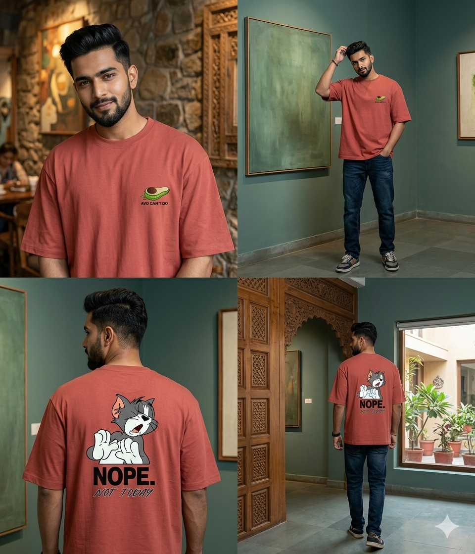 Avo Can't do - Oversized Classic T-Shirt