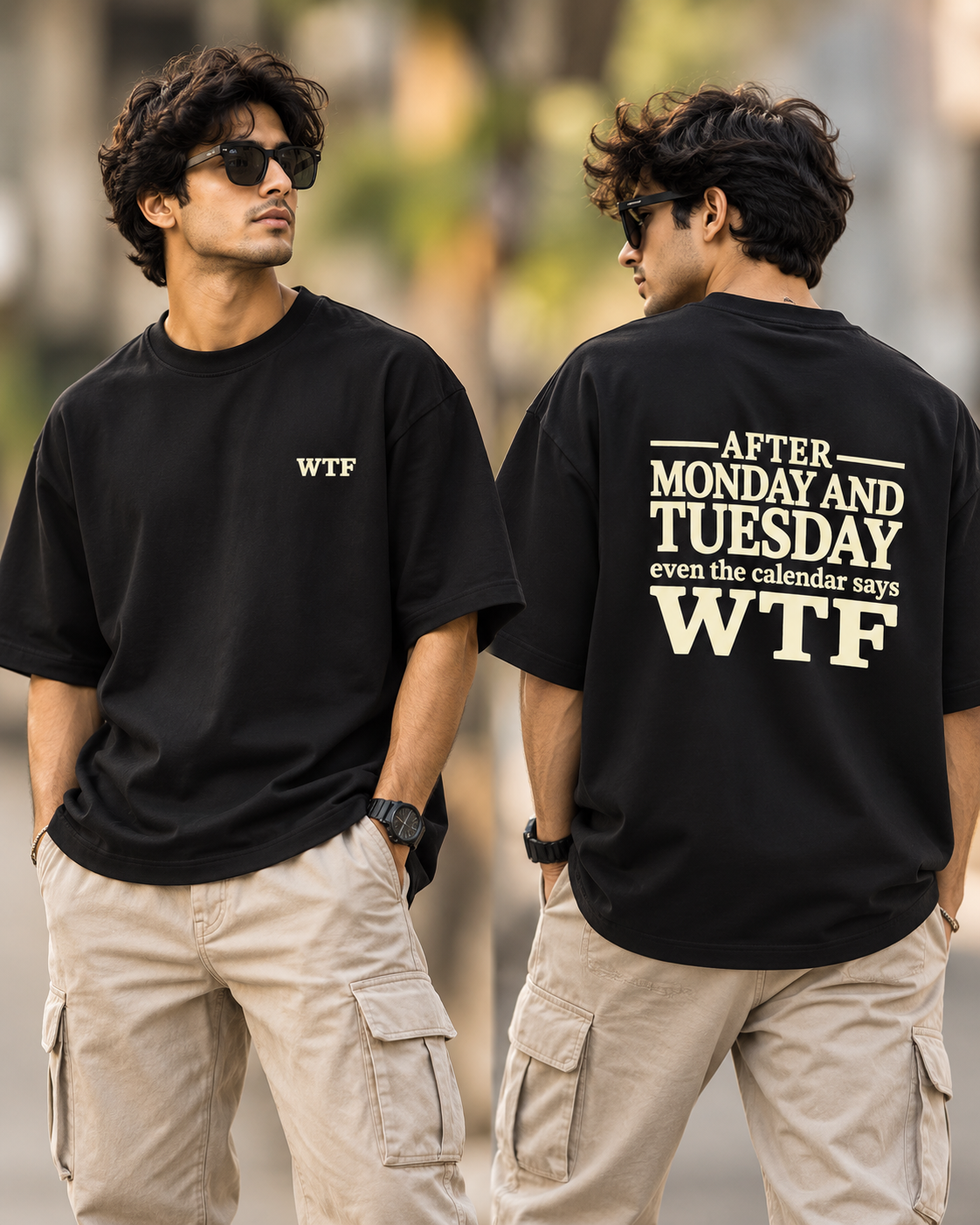 WTF Terry Oversized Tee