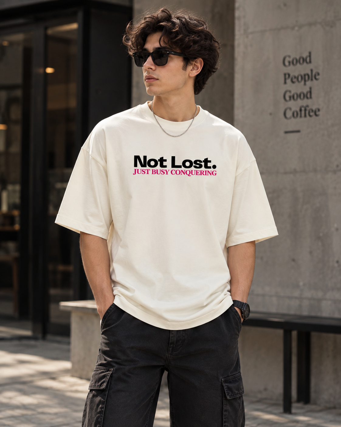 Not Lost Terry Oversized Tee
