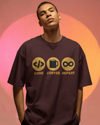 Code Coffee Oversized T-Shirt