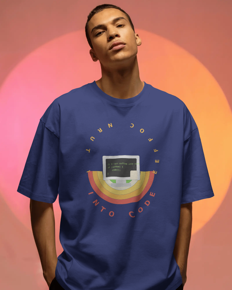 Into Code Oversized T-Shirt